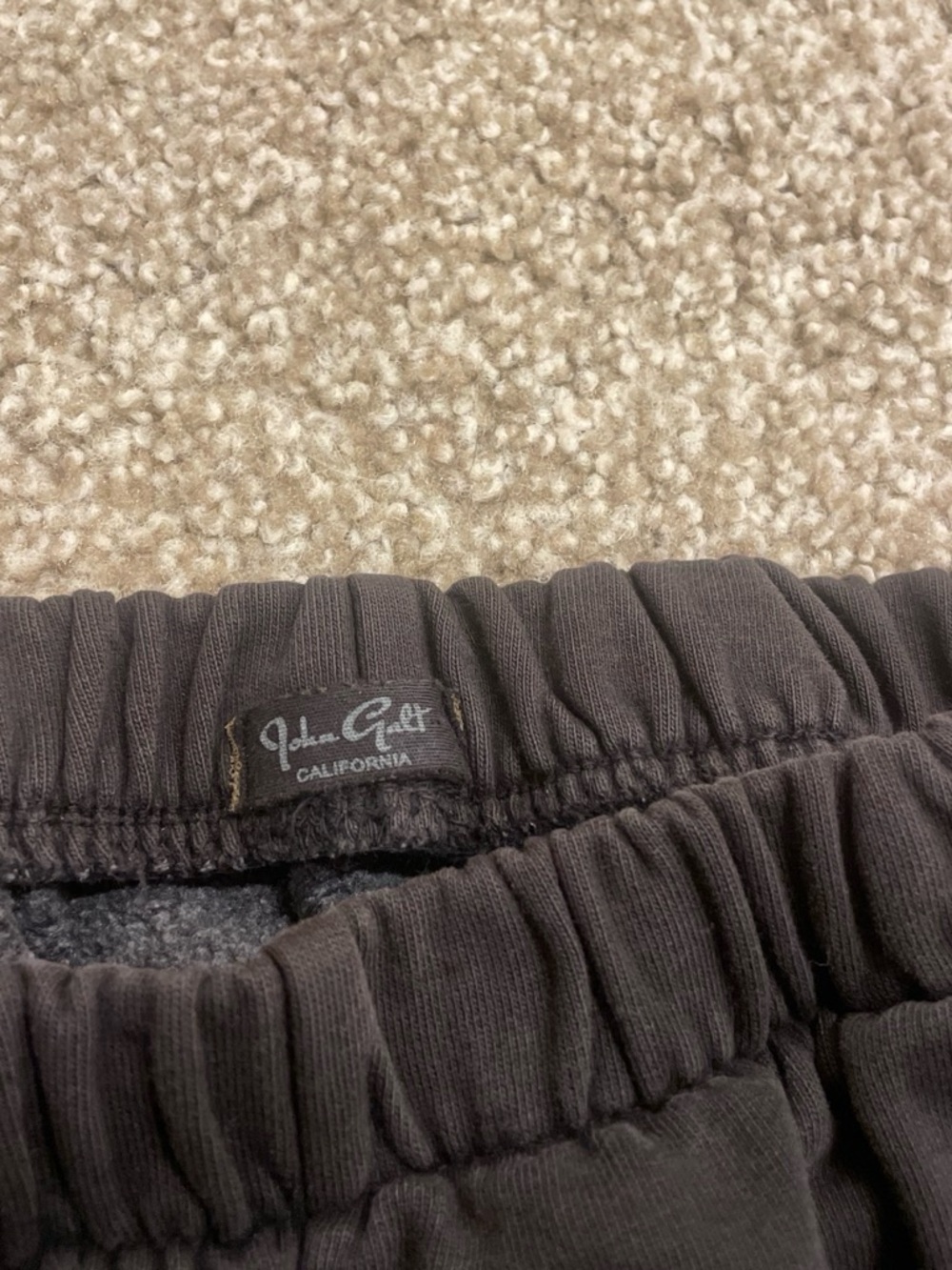 Brandy Melville Charcoal Elastic Waist Joggers - Picture 4 of 4